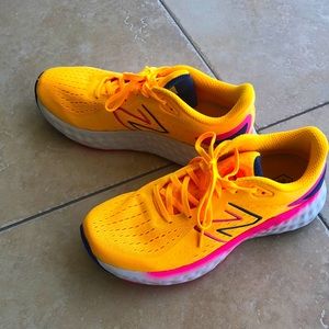 New Balance fresh foam in tangerine